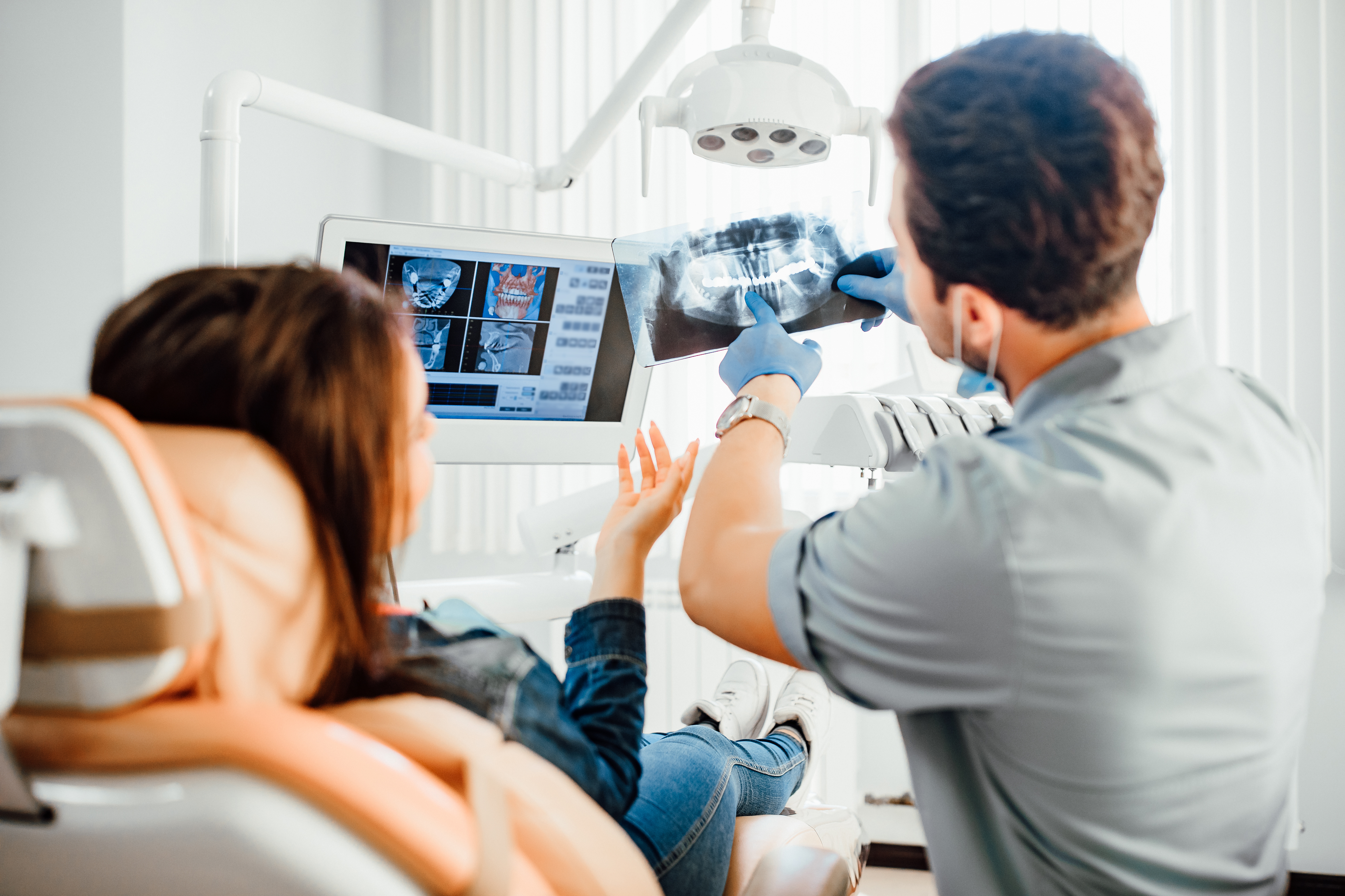 Dr. Ketcherside with patient