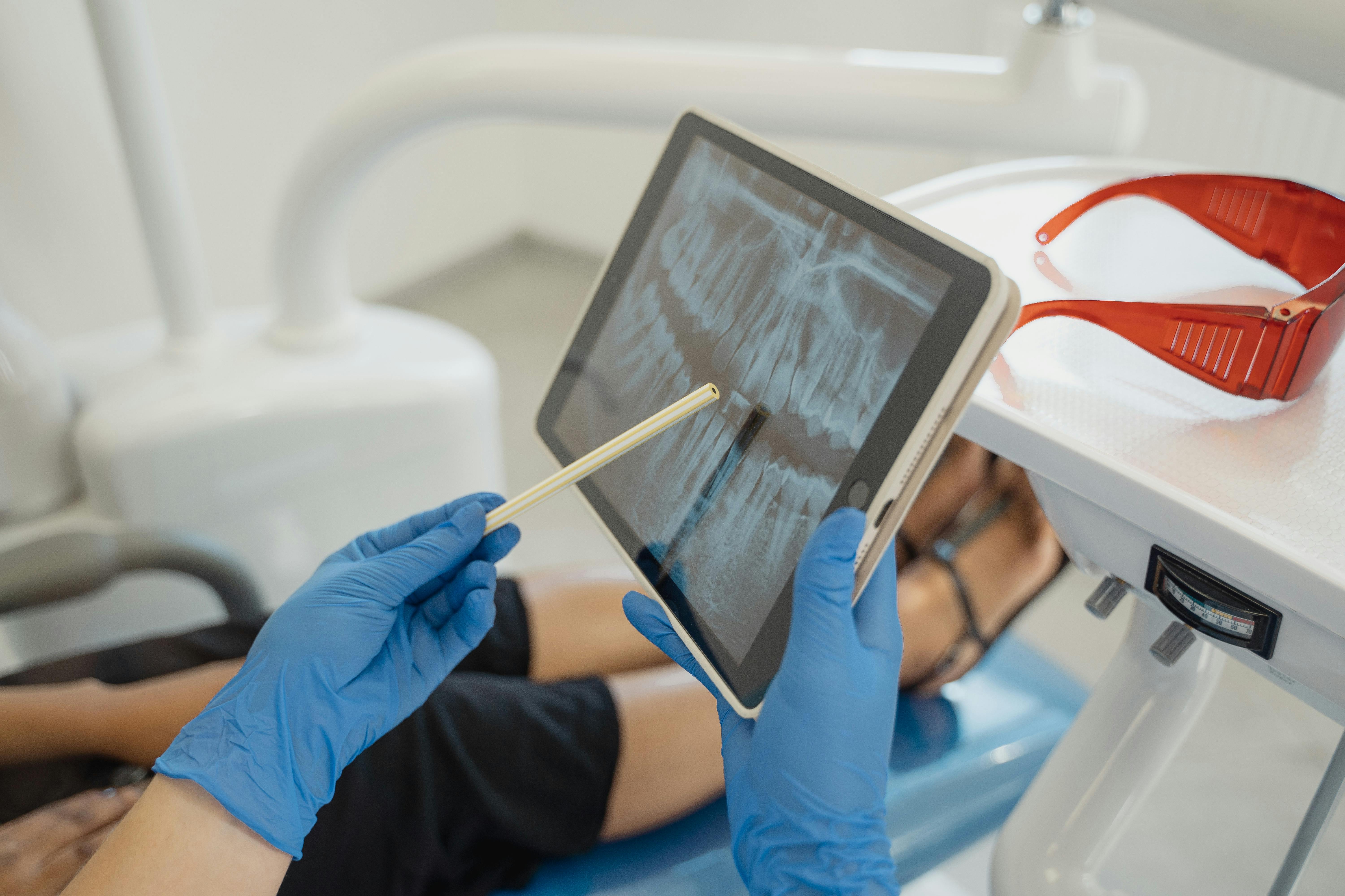 Happy patient after root canal